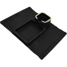 Uxsiya Couch Drink Holder, Sturdy Sofa Arm Rest, Durable Silicone Body, Practical for Balconies (Improved Black)