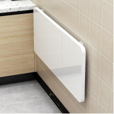 Wandmontierter schwimmender Waschtisch, robuster Schreibtisch aus Holz für Küche, Büro und Zuhause – stabiler, platzsparender Esstisch mit Halterung (Farbe: )