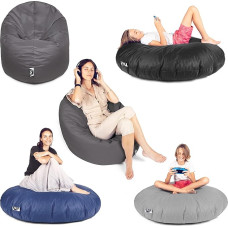 Patchhome 2 in 1 Function Bean Bag, 100 cm Diameter, Suitable for Indoor and Outdoor Use, Ready Filled Available