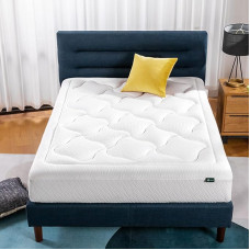 ZINUS Cloud Memory Foam Mattress | 100 x 200 cm | Height 25 cm | H3-H4 Medium Firm | Mattress in a Box | Oeko-Tex