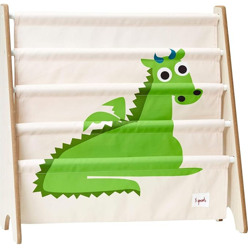 3 Sprouts - Montessori Children's Room Wooden Bookcase - Dragon