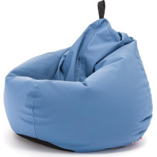 Ecopuf Oscar Outdoor Bean Bag for Children and Adults, Armchair Stool Bean Bag with Filling, Deck Chair Puf Seat for Indoor and Outdoor Use, Outdoor Polyester, with Handle, Waterproof, 90 x 110 cm,