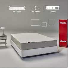 Pikolin LEAH Memory Foam Mattress HR Foam 140 x 190 cm Height 24 cm High Strength Memory Foam Memory Foam Comfort Optimal Quality Complete Hygienic Protection