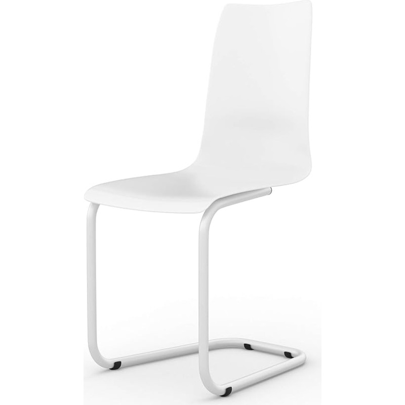 Tojo Stuhl Polypropylene Stool, White