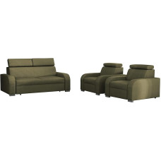 Mirjan24 Apollo 3+1+1 Sofa Set, Sofa + Two Chairs, Couch, Upholstered Sofa, TV Chair, Upholstered Set, Couch Set, Armchair, Sofa, Upholstered Chair (Crown 11)