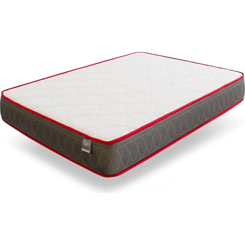 HOGAR24 ES Memory Sleep Memory Foam Mattress 80 x 200 cm Ergonomic Fit Advanced Ventilation Technology and Heat Control Height 30 cm