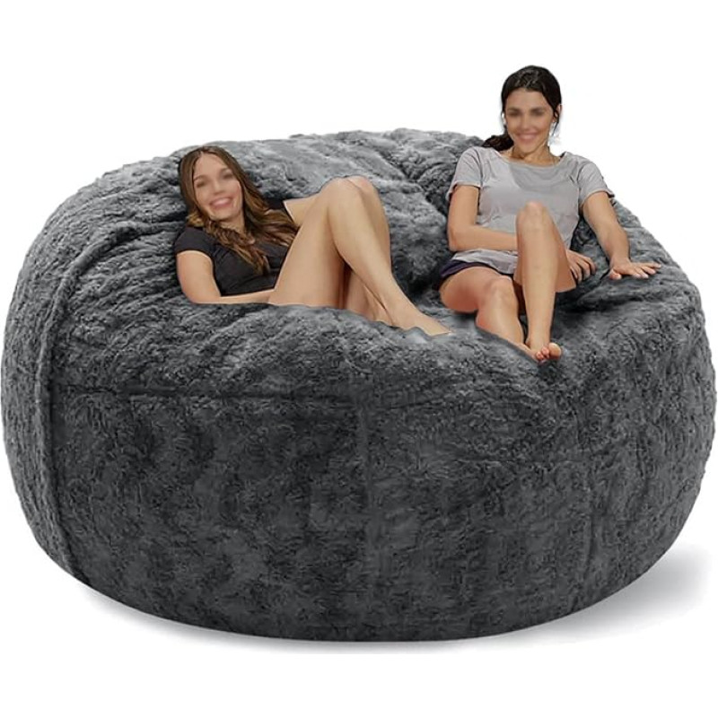 Luxury Fluffy Bean Bags Bean Bags Durable Comfortable Adult Large Bean Bags Room Decor Lounge Chair Bean Bag Living Room