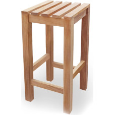 Grade A Teak High Bar Stool 73cm Wood Bar Stool