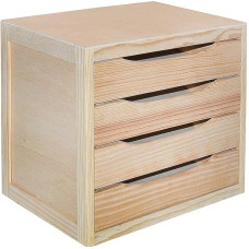 Aranaz Chest of Drawers Pine 39 x 30 x 37 cm Multi-Coloured
