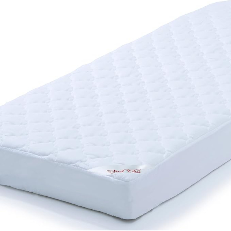 CelinaTex First Class Underbed Mattress Protector 140 x 200 cm Microfibre Polyester Mattress Topper Mattress Protector