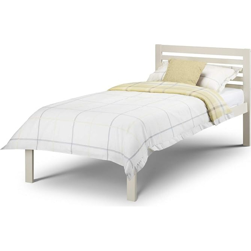 Julian Bowen Slocum Bed - Single, Ivory Lacquer