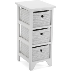 Versa - bathroom chest with 3 white baskets
