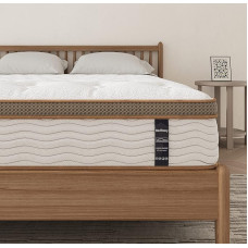 BedStory Mattress 90 x 190 cm Feather Memory Foam Hybrid Technology Personalised Comfort Thickness 22 cm