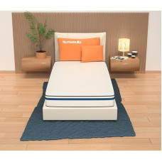 miasuite i sogni italiani Mattress 90 x 200 cm Height 14 cm - Memory Foam, Mite-Inhibiting, Hypoallergenic, Soft