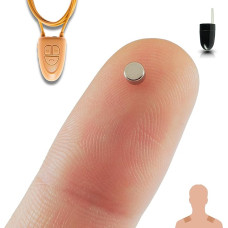 PingaOculto Spy kõrvaklapid Bluetooth testimiseks Mini Nano nähtamatu mobiiltelefoni mikrofoni ja kleepribadega - nähtamatud kõrvaklapid kõrvaklapid (Spy kõrvaklapid Nano V4 + VIP Pro UltraMini)