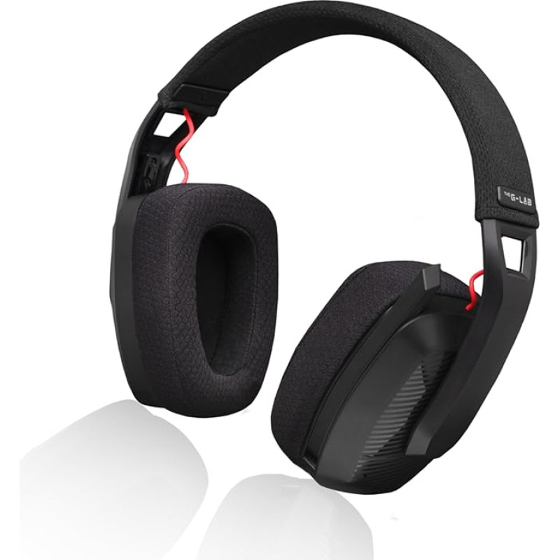 THE G-LAB - Korp Platinium - Juhtmevabad laetavad mängukomplektid PC/PS4/PS5 - Juhtmevaba Bluetooth / 2,4 GHz - Kvaliteetse stereoheli ja stabiilse ühendusega - Uus