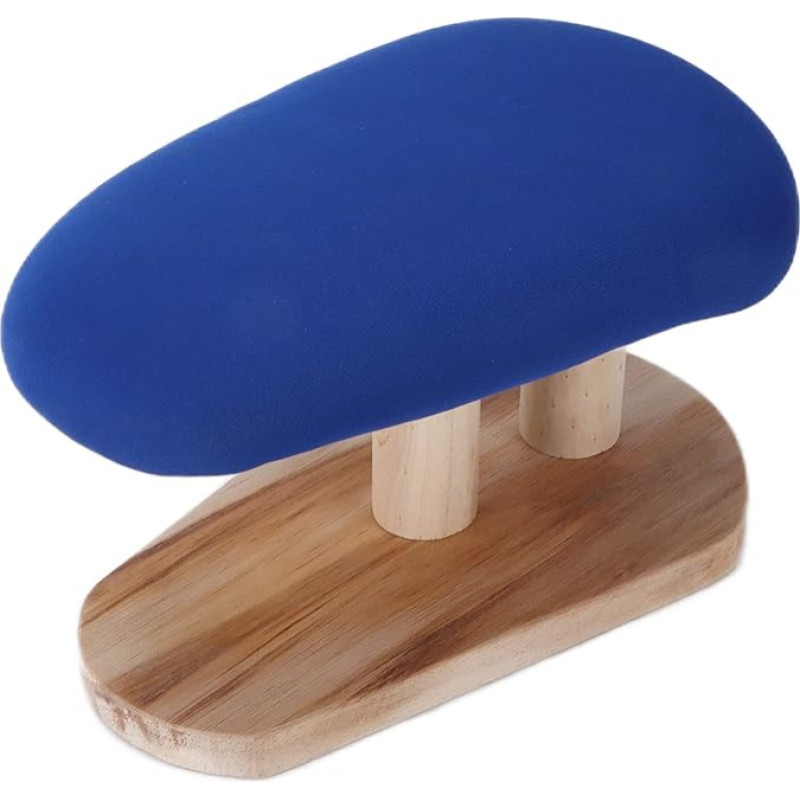 Table Ironing Board, Professional Portable Small Ironing Board with Elastic Edge and Non-Slip Design, Sturdy Wooden Ironing Board for Quilting, Sewing, Crafts, Ironing at Home (Square)