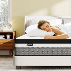 Bednew Mattress 160 x 200 cm, 31 cm Spring Mattress H3 Height 7-Zone Orthopaedic Pocket Spring Mattress with Comfort Memory Foam Layer, 101 Nights Trial Sleep, Oeko-Tex Certified