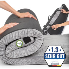 MKS Portable Camping Mattress, Memory Foam Camping Mattress, Lightweight Floor Mattress, Sleeping Mat with Waterproof Coating, Sleeping Mattress, Sleeping Mat for Camping, Folding Mattress 90 x 200 cm