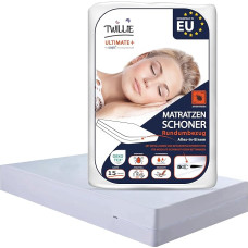Twillie Complete Mattress Protector 70 x 200 x 15 cm, Superior Quality, 100% Waterproof, Breathable, Anti-Bed Bugs & Mites, Oeko-Tex® Certified, AEGIS® Treatment
