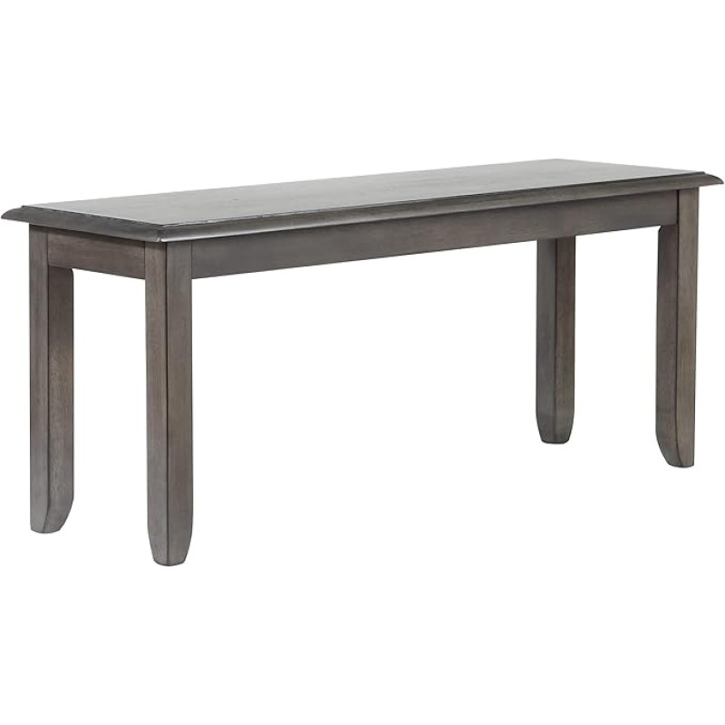 Sunset Trading Shades of Gray Weathered Grey Dining Bench