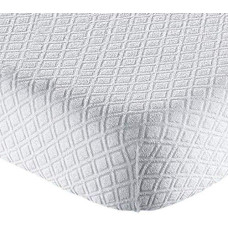 Sanity jacquard terry mattress cover with corners for double bed 180 x 200+25 cm