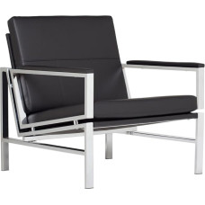 Studio Designs Atlas 72004 Office Chair Bonded Leather Carmel Modern Chair Black