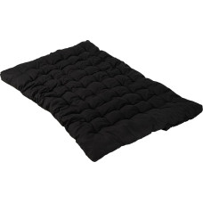 MEUBLE COSY Futon Folding Mattress, Floor Mattress, Padded, 135 x 190 x 10 cm, Black