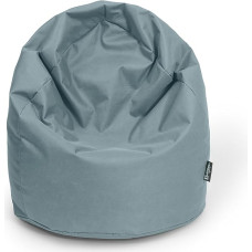 BuBiBag Bean Bag Teardrop Shape with Filling Made in Germany Beanbag Seat Cushion for Indoor and Outdoor Use 260 L with Polystyrene Filling in 32 Different Colours (Anthracite)