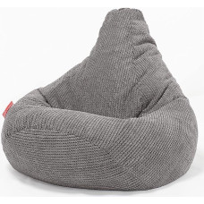 Lounge Pug, Gaming Bean Bag Chair Pom-Pom Anthracite