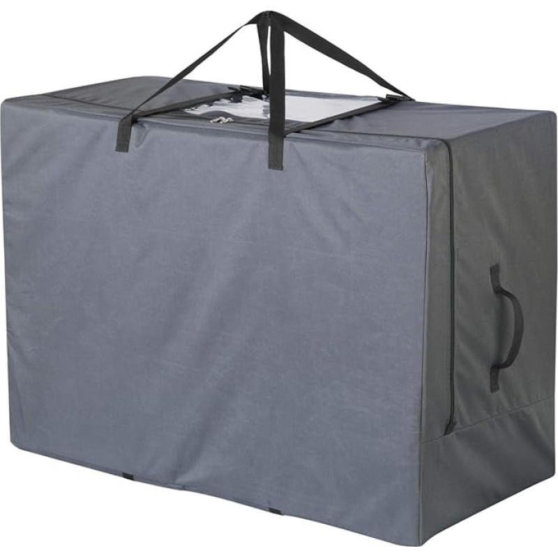 Cuddly Nest Folding Mattress Storage Bag - Heavy Duty Carry Case for Tri-Fold Guest Bed Mattress (Fits 4-6 Inch Narrow Twin Queen Mattress)
