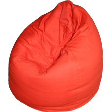 Kinzler Billy S-10009/32 Bean Bag Diameter 65 x Height 75 cm Classic Teardrop Shape Indoor in Various Colours Robust Denim Fabric Red