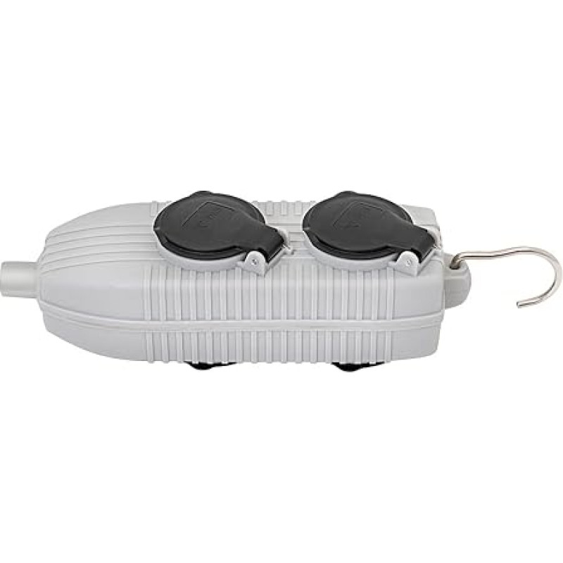 Brennenstuhl Powerblock Hall 4 hingedega pistikupesaga (IP54)