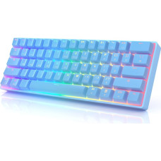 GK61 Mechanical Gaming Keyboard - 61 Keys RGB Illuminated LED Backlight PC / Mac Gamer