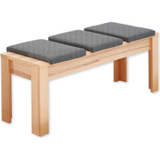 Nature One Bench in Heartwood Beech Partially Solid FSC-Certified - Modern Dining Room Bench for Your Living & Dining Area - 130 x 48 x 38 cm (W x H x D)