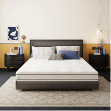 EGO HOME Mattress 140 x 200 cm Hardness Levels H2 and H3, 7-Zone Ergonomic Cold Foam Mattress Made of Gel Memory Foam, 2-in-1 Foam Mattress 16 cm Height, Reversible Mattress Oeko-Tex Certified