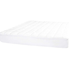 Lumaland Comfort Line Microfiber Quilted Mattress Topper, Mattress Protector, Bottom Bed, Breathable, Velvety Soft, Hygienic, Heat Regulating - Bed Topper Soft