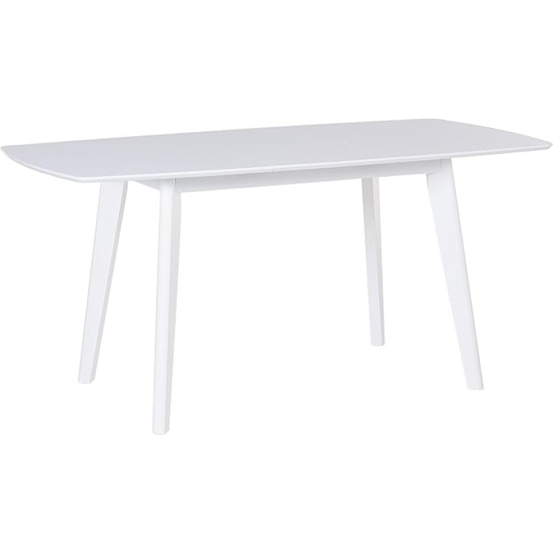 Beliani Sanford Modern Dining Room Table MDF 80 x 160 cm White