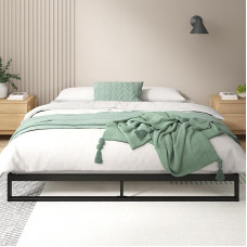 Zinus EU-SSBF-7L Low Profile Bed Frame, Metal/Wood, Single