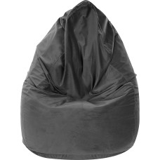 DreamRoots Bean Bag Chair 80 x 80 x 120 cm - Bean Bag Velvet Fabric - Bean Bag Bean Bag with Backrest and Cover - Seat Cushion Base - Chill Bag - Bubibag Bean Bag - Bean Bag with Filling