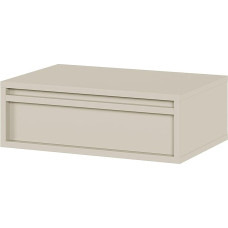 Selsey Evo Bedside Cabinet Side Table 50 cm Hanging with Drawer Grey Beige