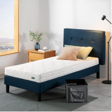 Zinus Foam Mattress, Foam, White, 90 x 190 cm