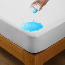 Bedecor Double Pack Waterproof Mattress Protector 140 x 200 cm, Cotton, Hygienic and Breathable Mattress Topper, Anti-Allergy
