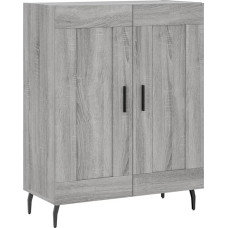 vidaXL Sideboard, Chest of Drawers with Lots of Storage Space, Multi-Purpose Cabinet Sideboard for Living Room, Cupboard, Side Cabinet, Modern, Grey Sonoma Wood Material