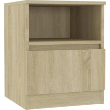 vidaXL Bedside Table Sonoma Oak 40 x 40 x 50 cm Wood Material