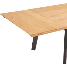 Ibbe Design Lapel Board Table Top for Sentosa Extendable Dining Table Natural Oiled Solid Oak Wood Dining Table 100 x 500 x 5 cm