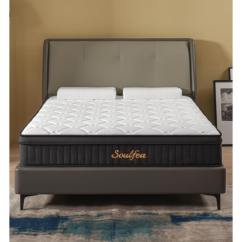 Soulfea Single Mattresses Spring Mattress with Memory Foam Mattresses
