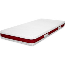 FRANCO Wellness Comfort Cold Foam Mattress 120 x 200 cm, Reversible H3/H4, 7 Zones, 19 cm Height, Antibacterial Cover, Oeko-Tex Certified