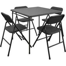 COSCO Premium 5 Piece Table and Chair Dining Set with 34