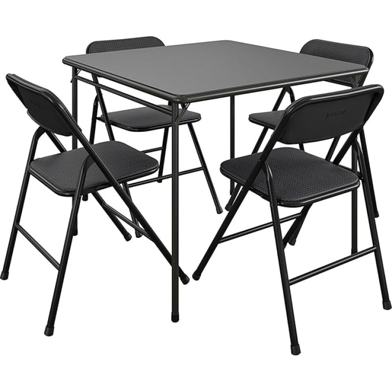 COSCO Premium 5 Piece Table and Chair Dining Set with 34